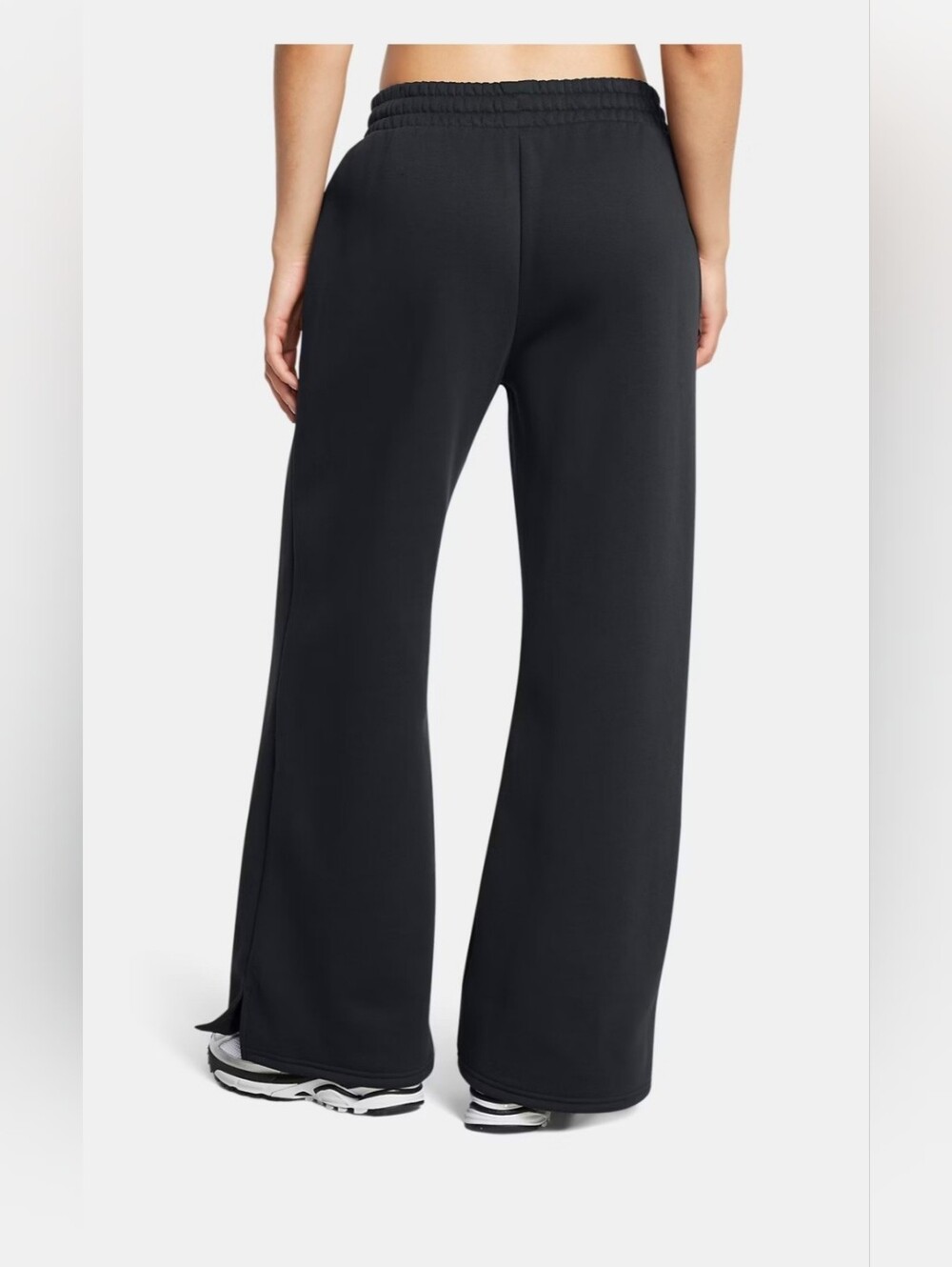 Under Armor Icon Fleece Wide Legs Pants Size Med - Picture 2 of 6